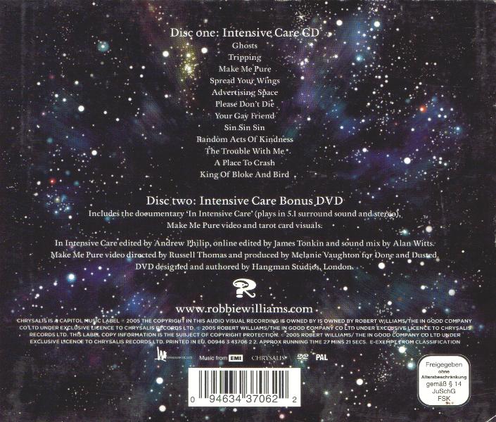 Robbie Williams  Intensive Care : Back